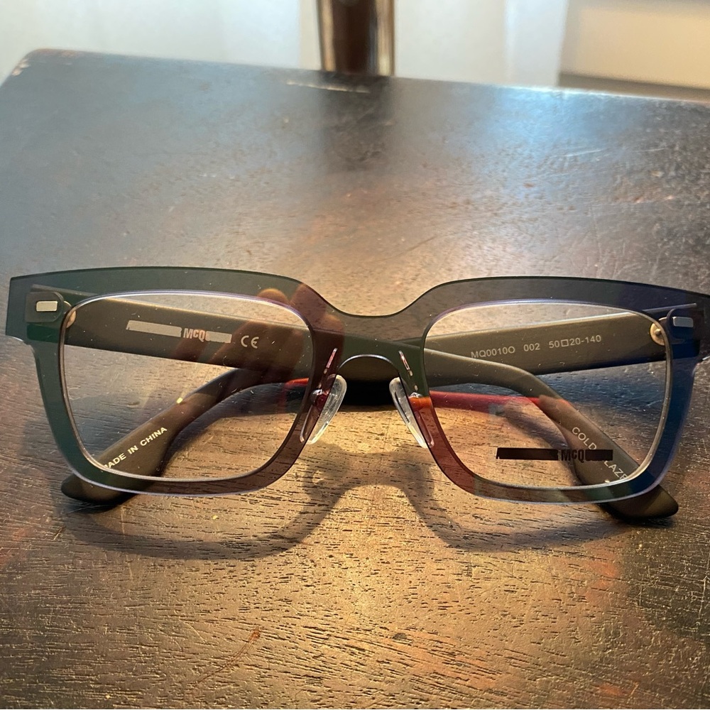 McQ by Alexander McQueen eyeglass frames grey MQ00100 - Picture 6 of 6
